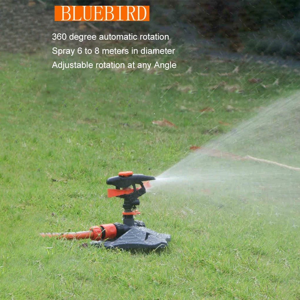 Nuovo sistema di irrigazione automatico a 360 gradi per il giardino che libera dal noioso sistema di irrigazione regolabile 