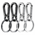 4 pezzi portachiavi con moschettone in metallo a forma di moschettone portachiavi portachiavi clip gancio porta organizzatore per chiavi auto Finder f 
