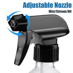 Flaconi spray di plastica vuoti da 300 ml, flacone spray di grande capacità, spruzzatore regolabile per uso domestico, strumento di pulizia per nebulizzatore d'acqua 