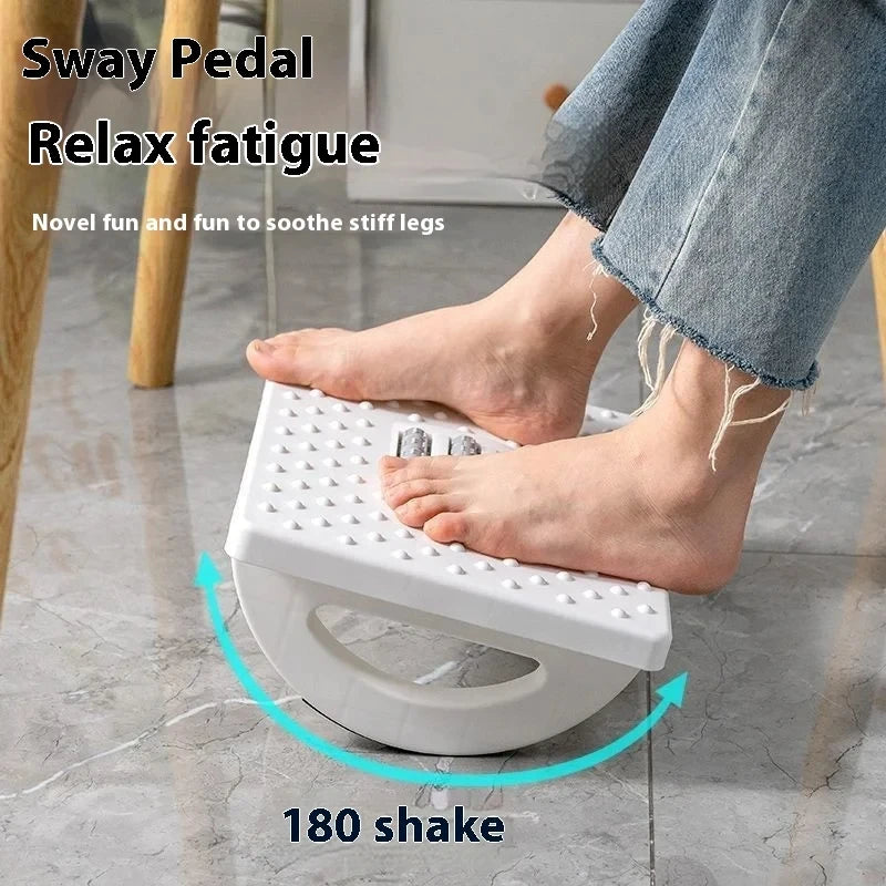 Poggiapiedi portatile sotto la scrivania Poggiapiedi ergonomico Poggiapiedi con rulli massaggianti Poggiapiedi per ufficio domestico 