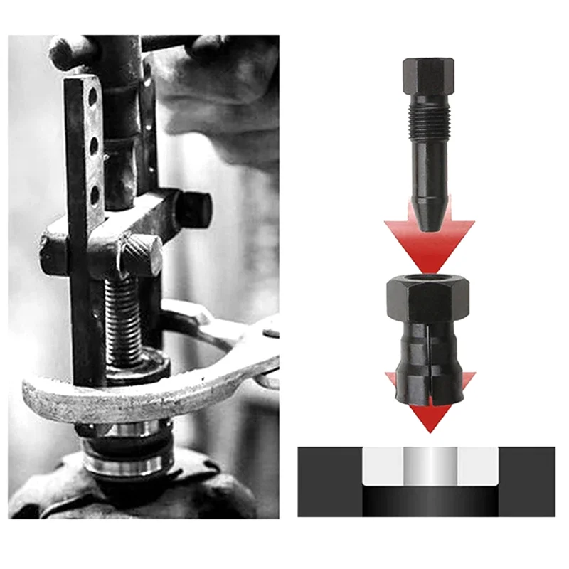 Set di estrattori per cuscinetti per auto, kit di strumenti portatili per la rimozione dei cuscinetti, separatore per cuscinetti, estrattore per ingranaggi 