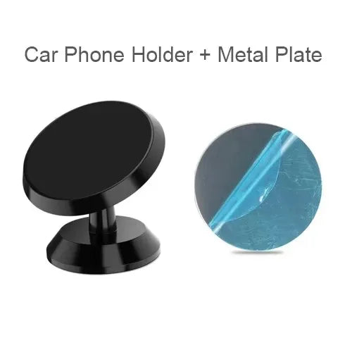 Magnetic Car Phone Holder With 360° Adjustable Rotation Stable Support Holder For iPhone 15 14 Samsung Xiaomi Dashboard Stand