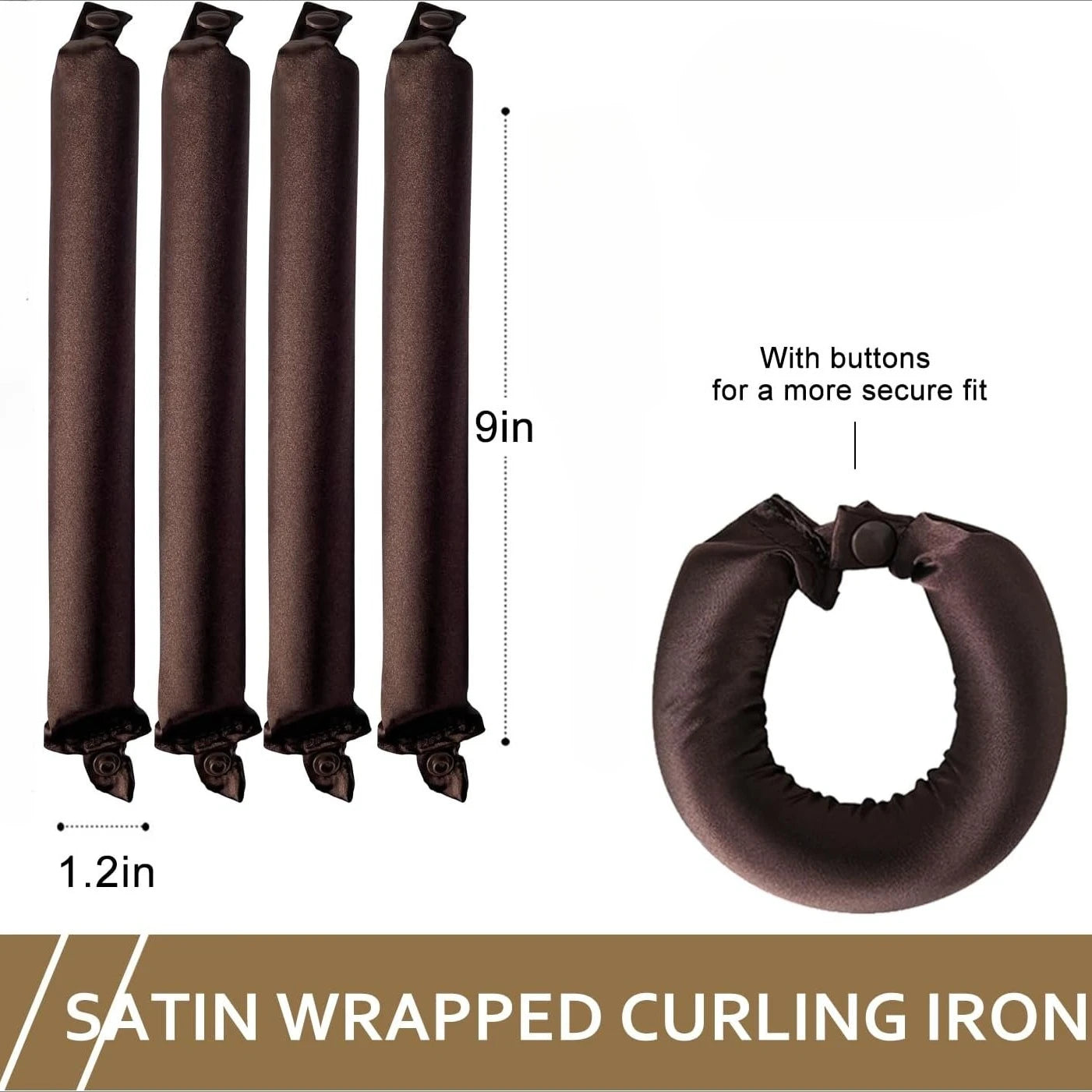 Arricciacapelli senza calore, fascia per capelli, bigodini morbidi senza calore, bigodini per capelli Lazy Curls, ferri flessibili per dormire con cuffia, strumenti per lo styling 
