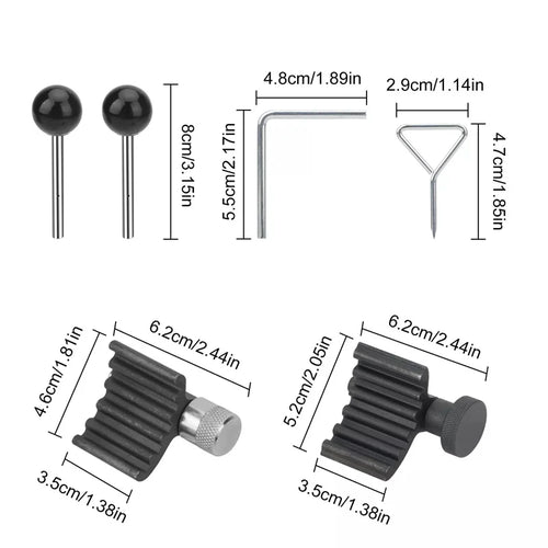 1 Set Diesel Engine Timing Tool Set Engine Synchronization Tool Crankshaft Timing Tool Kit For VW 1.2 1.4 1.9 2.0 TDI PD