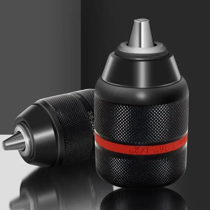 Adattatore di conversione a cambio rapido per mandrino autoserrante senza chiave, attacco 1/2 Unf, punte per trapano avvitatore autoserranti da 2~13 mm 