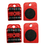 Set di rulli per il trasporto di mobili, set di strumenti per il sollevamento e lo spostamento, dispositivo per lo spostamento di oggetti pesanti, utensile manuale