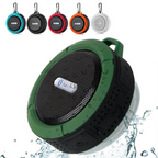 Mini altoparlante Bluetooth portatile impermeabile con ventosa 
