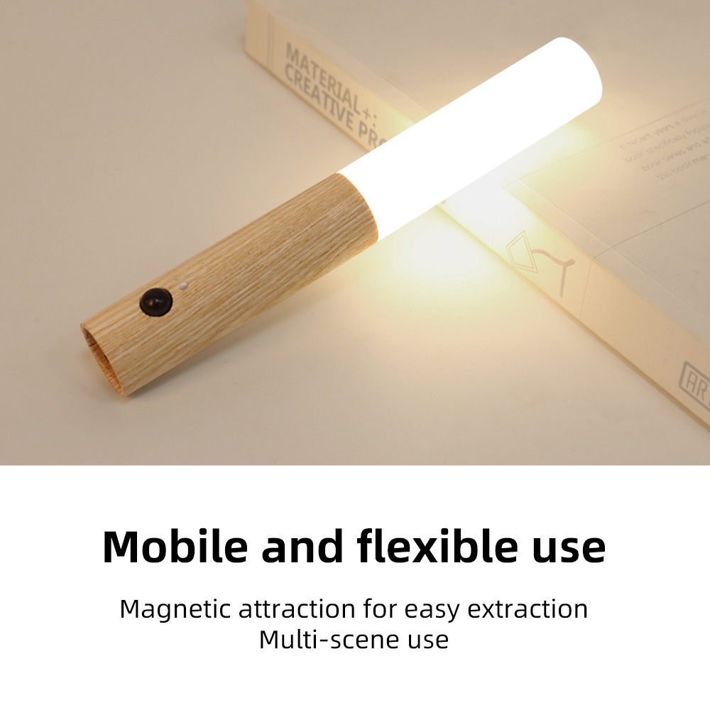 Lampada portatile senza fili con sensore di movimento automatico