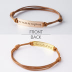 Braccialetto personalizzato con firma scritta a mano
