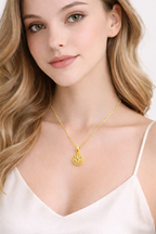 Collana con ciondolo a forma di fiore della vita in argento sterling 925 e geometria sacra
