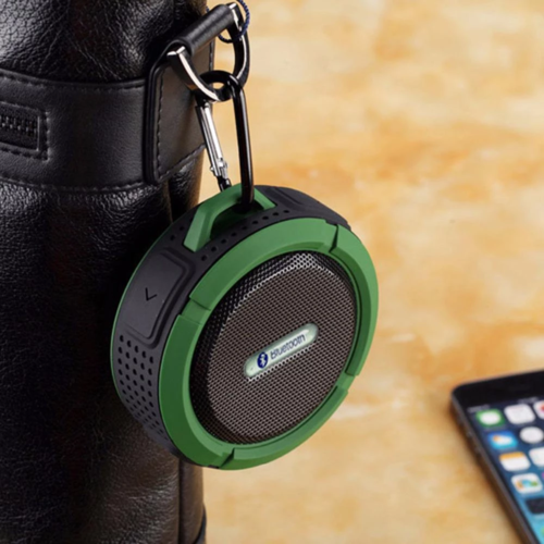 Mini altoparlante Bluetooth portatile impermeabile con ventosa 