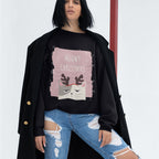 Felpa natalizia Meowy da donna