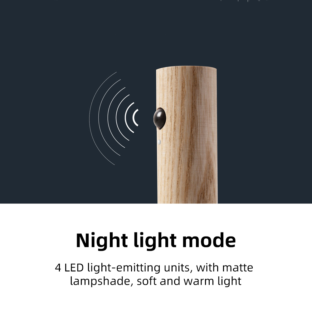 Lampada portatile senza fili con sensore di movimento automatico
