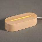 Lampada da tavolo in legno, luce notturna con bacheca, decorazione per camera da letto per ragazze