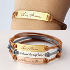 Braccialetto personalizzato con firma scritta a mano