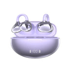 Q108 Auricolari wireless con clip auricolare e traduzione AI, auricolari Bluetooth 6.1, auricolari sportivi con clip, impermeabili IPX5, AI-Bass 