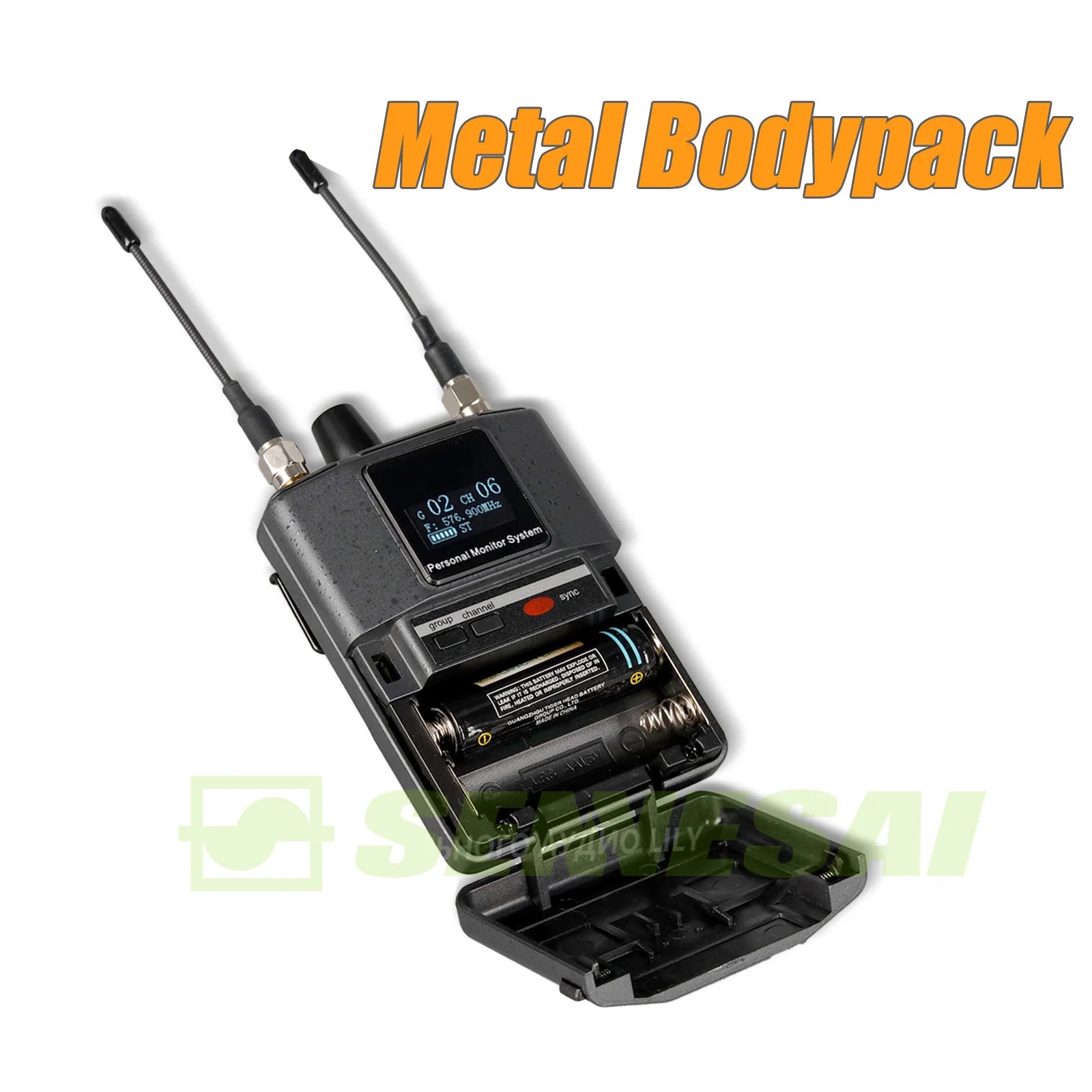 Sistema di monitoraggio professionale SENNESAI PSM300 Stage Return Stereo Personal In Ear Monitor Apparecchiatura audio professionale wireless, 500 MHz 