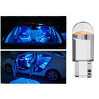 2 pezzi W5W 194 T10 alloggiamento in vetro Cob lampadina a LED per auto 6000K bianco verde blu rosso cuneo luce targa luce cupola bianca 