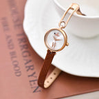 Vivienne Westwood Orologio da donna elegante e raffinato con cinturino in pelle marrone 