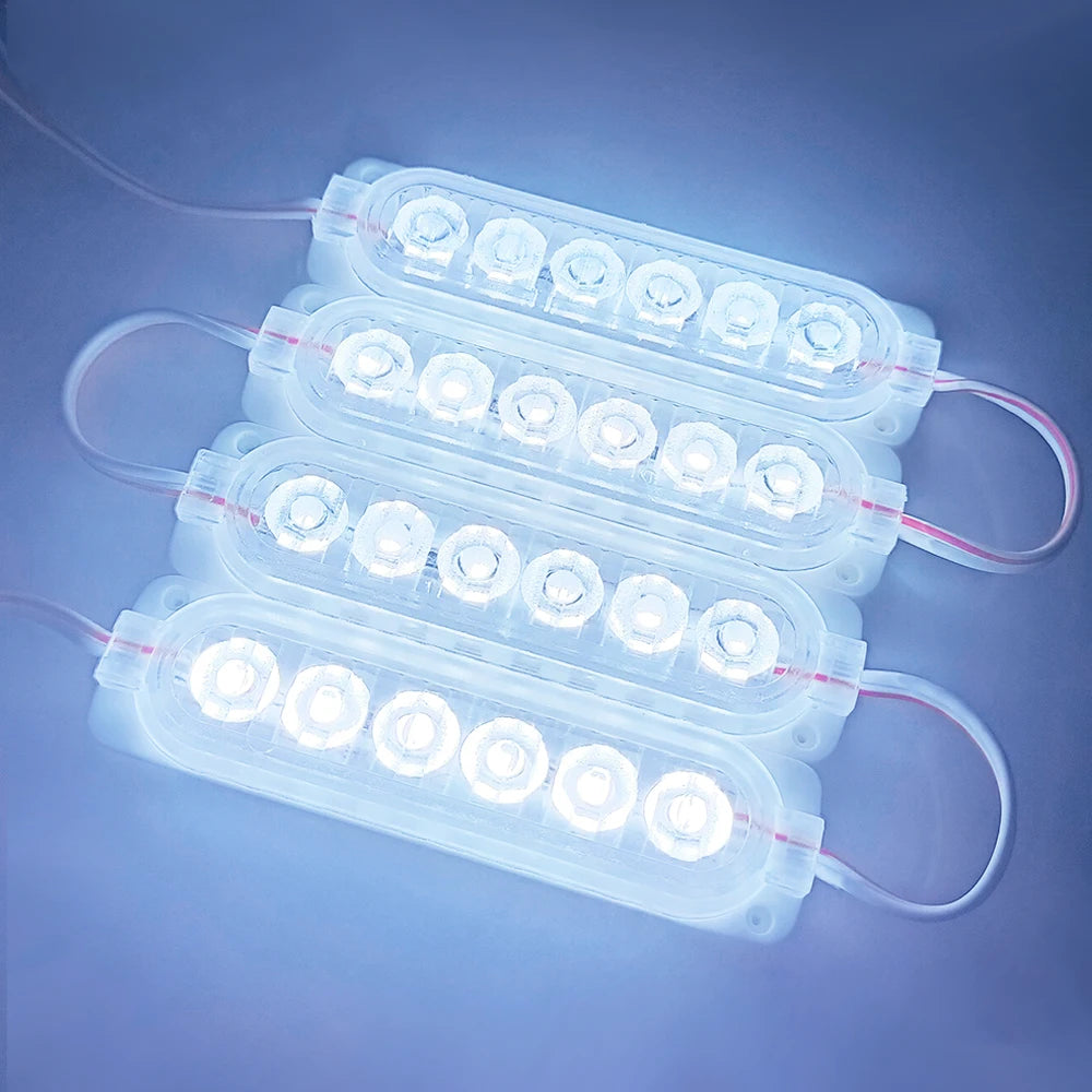 4/10 pezzi 24 V LED modulo luce di segnalazione per camion griglia luci per auto rimorchio furgone SUV indicatore lampeggiante lampadina pubblicitaria