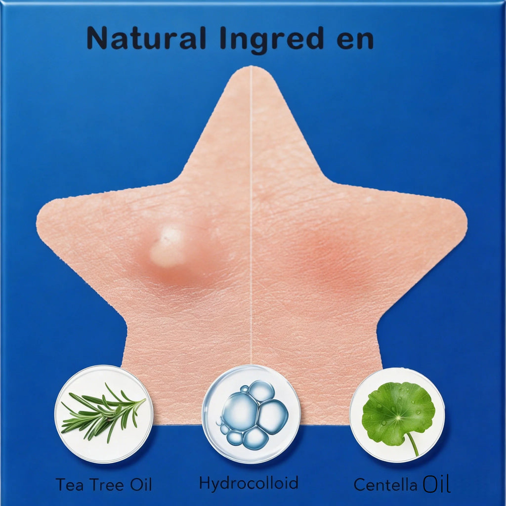 Cerotti antiacne da 360 pezzi con olio di melaleuca - Senza profumo, adatti a tutti i tipi di pelle, coprono le imperfezioni e detergono in profondità 