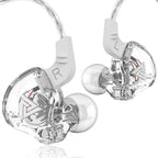 NUOVI auricolari cablati HiFi QKZ AK6 con driver in rame, cuffie sportive da corsa da 3,5 mm, auricolari stereo bassi, auricolari musicali in-ear con microfono 