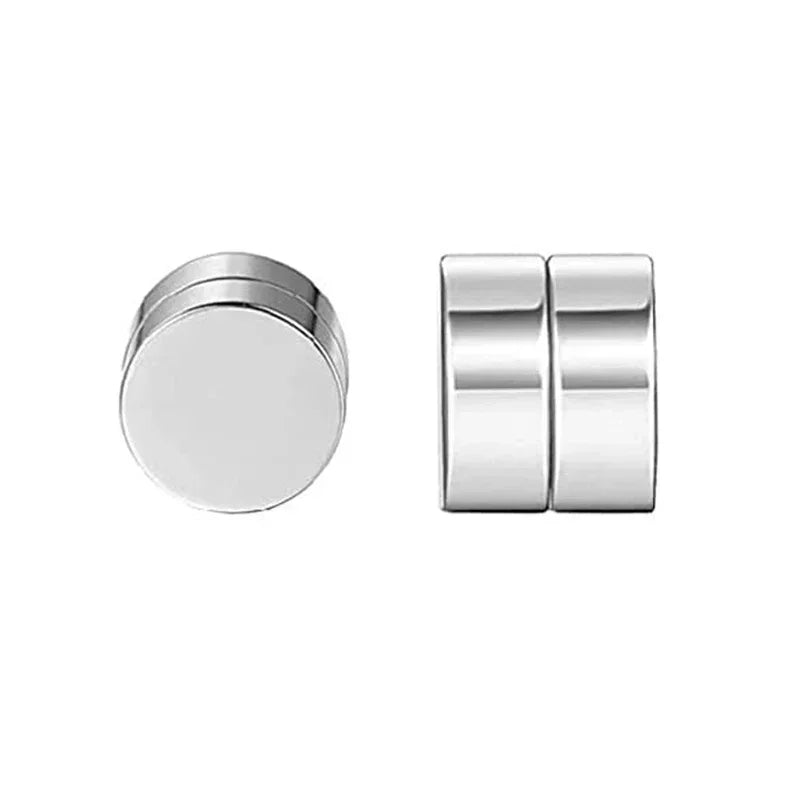 1-12 paia di orecchini a bottone magnetici alla moda, orecchini finti non piercing, regalo per uomo e donna. 