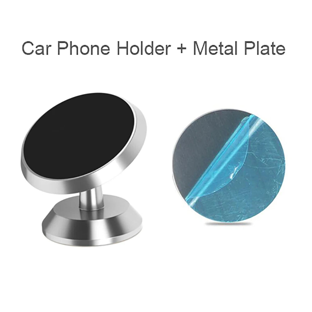 Magnetic Car Phone Holder With 360° Adjustable Rotation Stable Support Holder For iPhone 15 14 Samsung Xiaomi Dashboard Stand