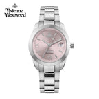 Vivienne Westwood Orologio da donna al quarzo rosa elegante e lussuoso 
