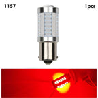XMJS 2 pezzi Lampadina LED per auto P21W 1156 BA15S P21/5W BAY15D 1157 12V 7000K Bianco Indicatore di direzione Freno Backup Retromarcia Luci di parcheggio Lampade 
