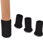 16 pezzi di calze per gambe di sedie, piedini per mobili lavorati a maglia, protezioni per pavimenti, cuscinetti antiscivolo, calze per gambe di sedie da tavolo spesse e silenziose