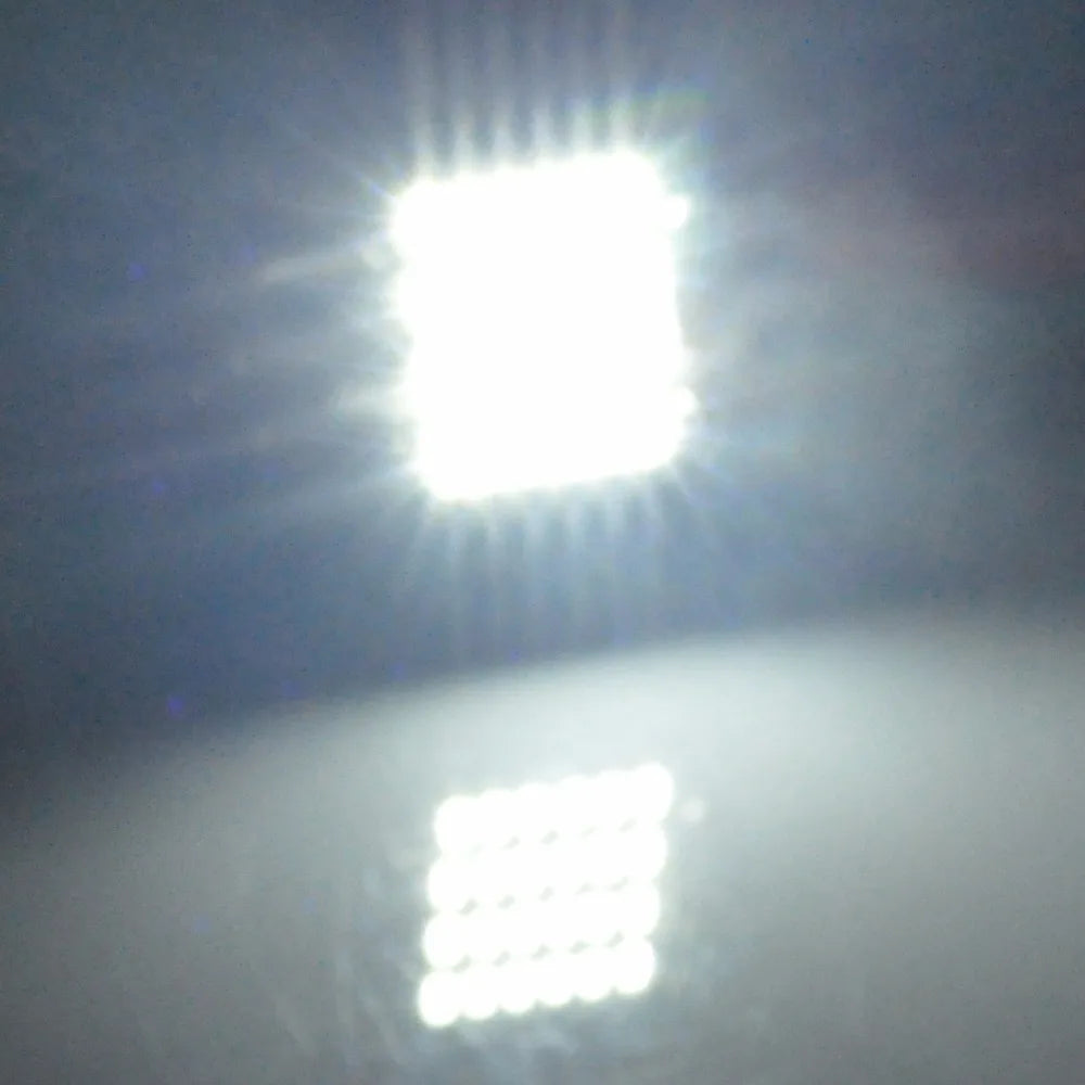 JIACHI 100 pezzi Super Bright White C5W C10W Car Light Festoon LED Light 31MM 3014Chip 24SMD Lampadina per lettura interna auto 12-24V 