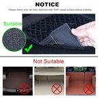 Rete portaoggetti per auto, rete elastica, tascabile, adesivo magico elastico, universale, rete posteriore per bagagliaio, tasca per sedile, organizer per auto 