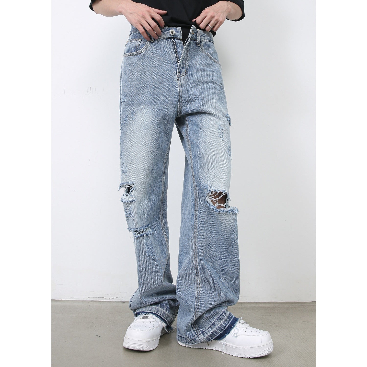 American Street – Jeans strappati da uomo | Edizione Retro 25