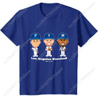 Maglietta MLBPA dei Los Angeles Baseball Players Body Trio 