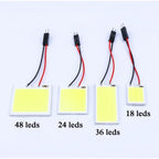 STONEGO 2 pezzi/10 pezzi 18/24/48 e lampada da lettura bianca Stonego Lampadina a LED T10 Lampada a LED per parcheggio auto Pannello interno per auto Lampada a festone 