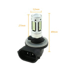 2x 881 H27 H27W/2 Lampadina a LED super luminosa Fendinebbia per auto Luce diurna per moto Lampada per auto Lampadine di ricambio per auto 