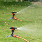 Nuovo sistema di irrigazione automatico a 360 gradi per il giardino che libera dal noioso sistema di irrigazione regolabile 
