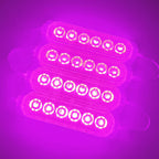 4/10 pezzi 24 V LED modulo luce di segnalazione per camion griglia luci per auto rimorchio furgone SUV indicatore lampeggiante lampadina pubblicitaria
