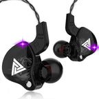 NUOVI auricolari cablati HiFi QKZ AK6 con driver in rame, cuffie sportive da corsa da 3,5 mm, auricolari stereo bassi, auricolari musicali in-ear con microfono 