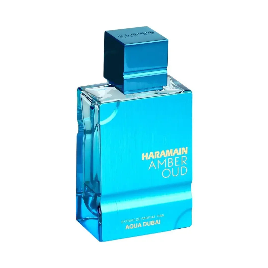 Al Haramain Amber Oud Aqua Extrait De Parfum 60ml / 2.0oz – Fresh Aquatic Long Lasting Unisex Perfume Gift for Christmas