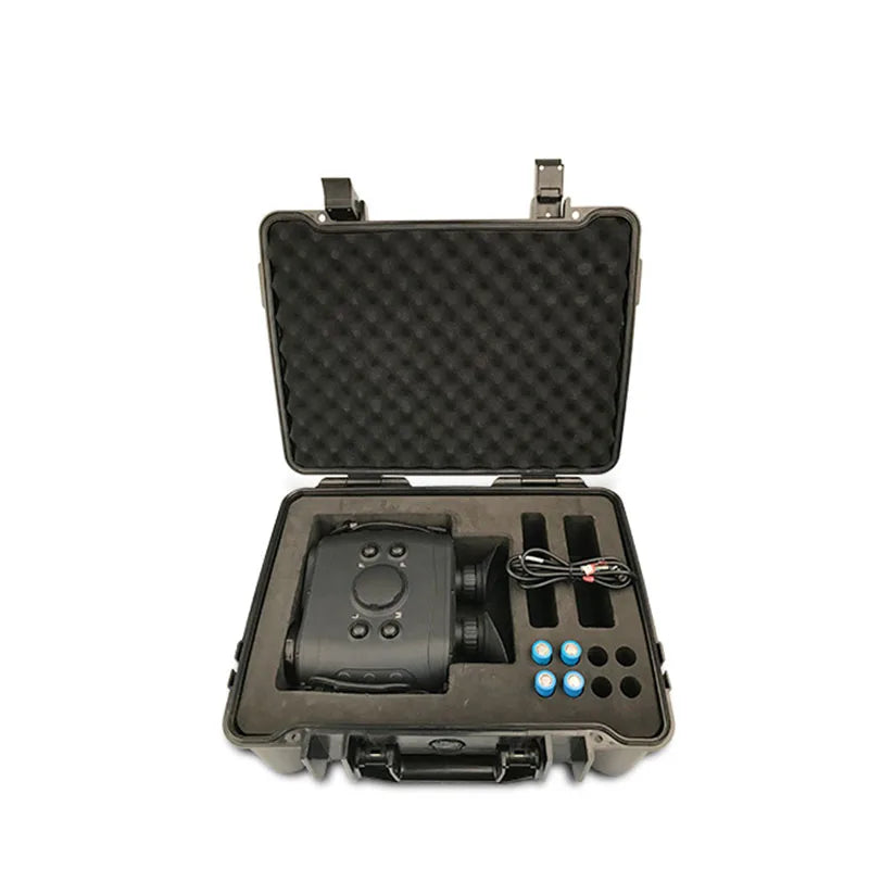Binocolo portatile a lungo raggio con GPS, bussola digitale DMC, telemetro da 10 km, sistema di sicurezza 
