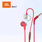 JBL ENDURRUN 2 Cuffie auricolari ufficialmente autorizzate, microfono integrato, cuffie sportive cablate, impermeabili, bassi potenti