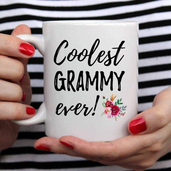 Tazza della nonna, mamma da figlia, festa della mamma,