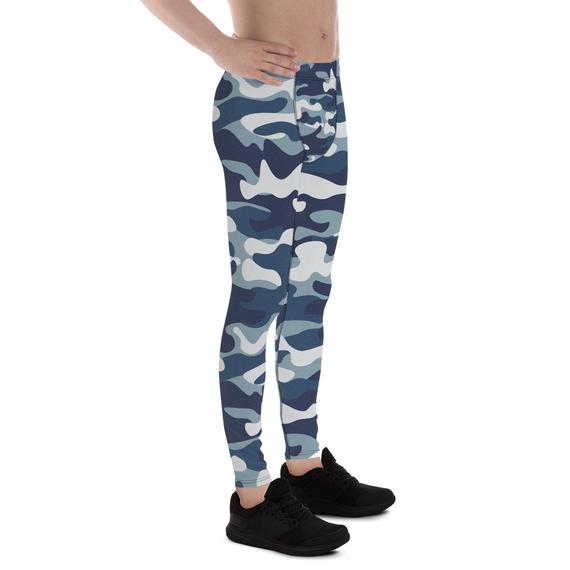 Leggings da uomo - Motivo militare/esercito mimetico urbano