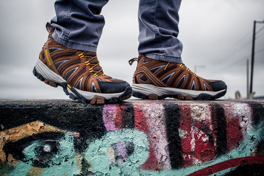 Scarponi da trekking impermeabili ROCKROOSTER Bedrock Brown da 6 pollici con VIBRAM®