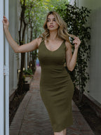 Abito midi in maglia Uptown