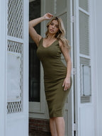 Abito midi in maglia Uptown
