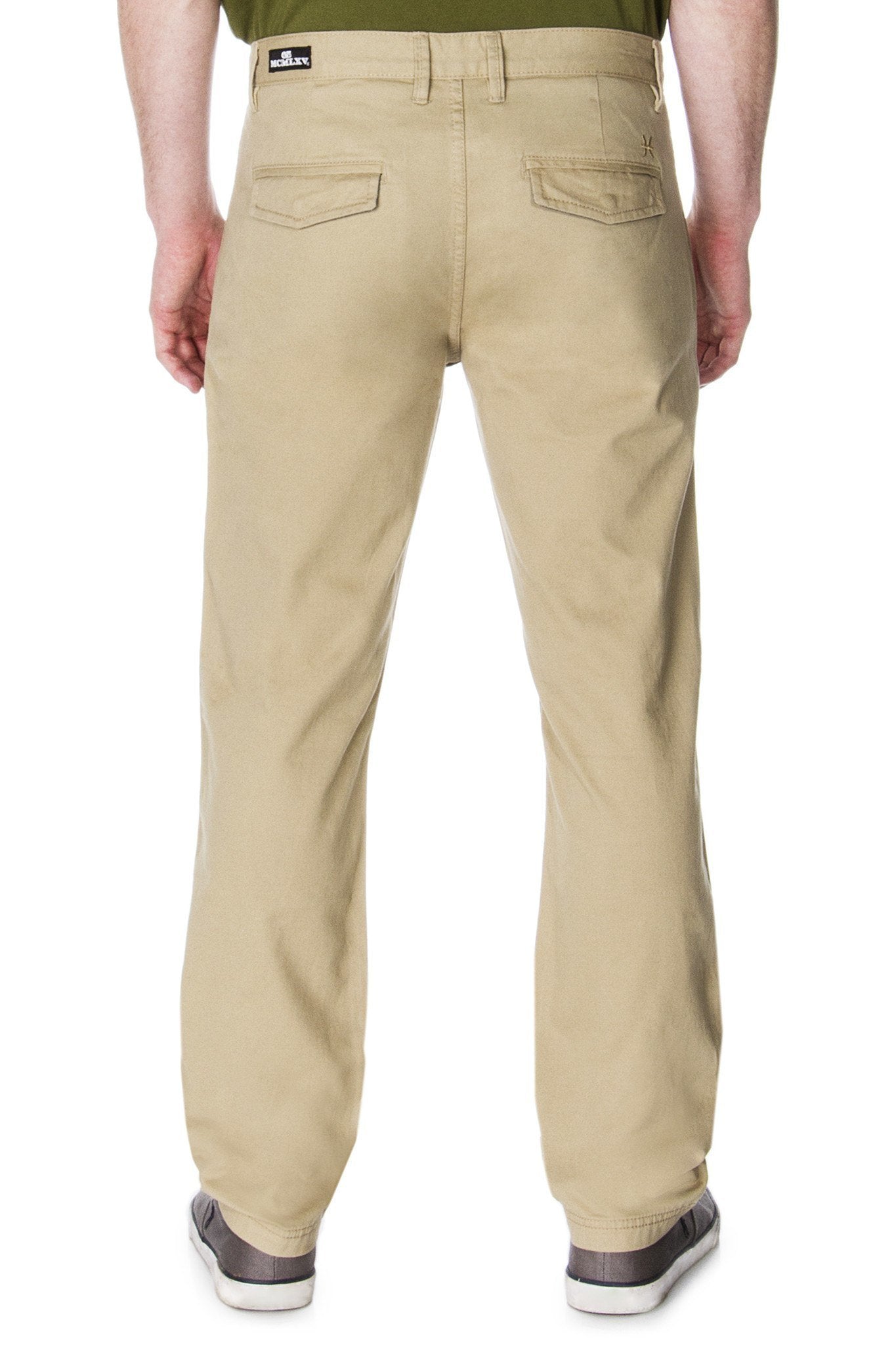 65 MCMLXV Pantaloni chino color cachi da uomo