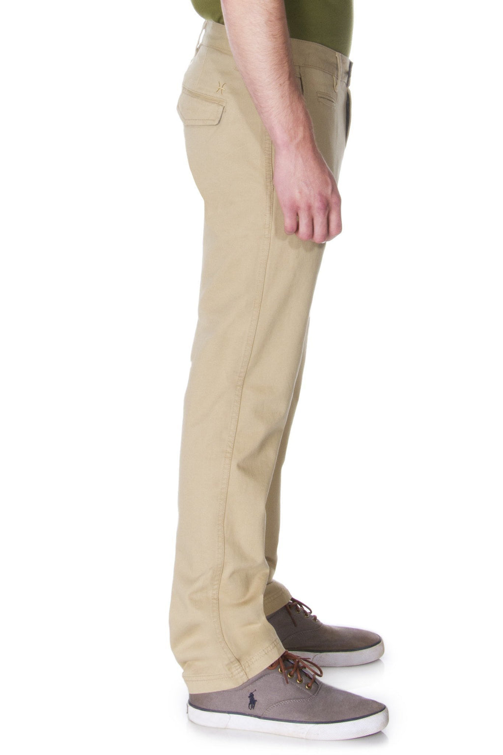 65 MCMLXV Pantaloni chino color cachi da uomo